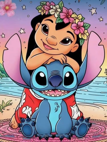 Diamond Painting Disney Lilo and Stitch Super Mario Pikachu Home Decor Full Square&Round Diamond Mosaic Embroidery Cross Stitch