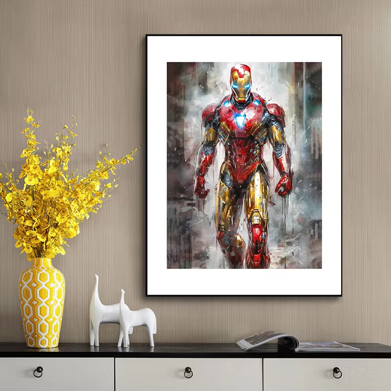 Marvel Diamond Painting Kits Avengers Mosaic Rhinestones Painting Superhero Spiderman 5D Full Diamond Embroidery Home Decor Gift