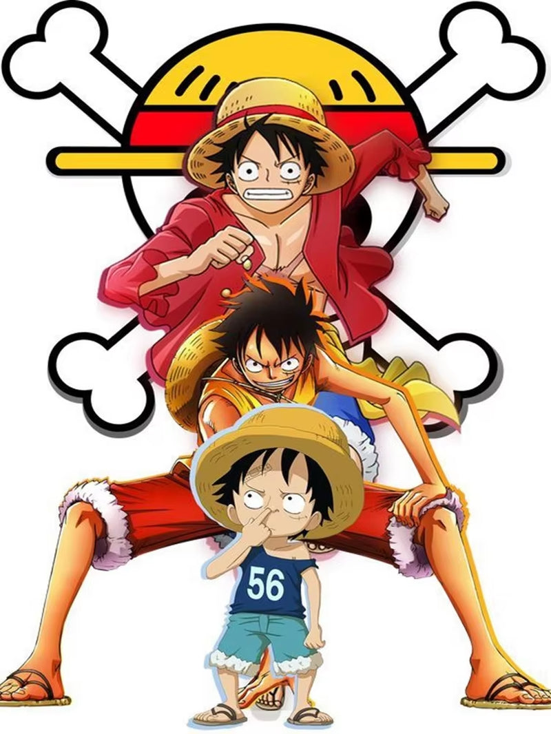 One Piece Luffy 5D DIY Diamond Painting Cross Stitch Japan Cartoon Art Mosaic round Embroidery Home Decor Kids Gift